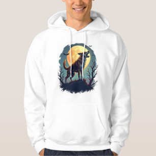 Werwolf-Beagle-Heulen Hoodie