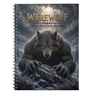 Werwolf Blackwood Moors Dark Cinema Notizblock