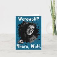 Werwolf_ Da, Wolf. Lustiger Abby Normal Retro Com