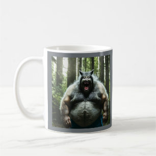 Werwolf, der die gesamte Village-Tasse aß Kaffeetasse