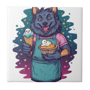Werwolf-Eisstand Fliese