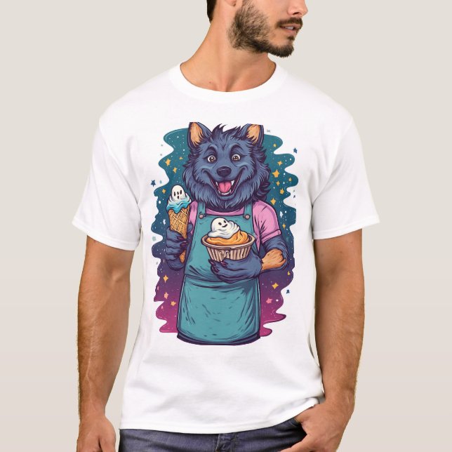 Werwolf-Eisstand T-Shirt (Vorderseite)