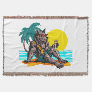 Werwolf im Urlaub Decke