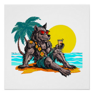 Werwolf im Urlaub Poster