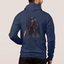 Werwolf-Krieger-Hoodie – Hyperrealistische Kunst