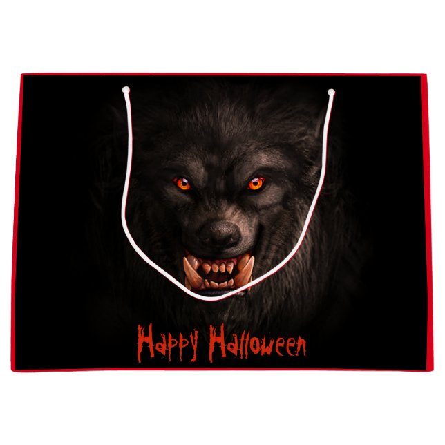 Werwolf (Lykanthropie) Halloween Große Geschenktüte