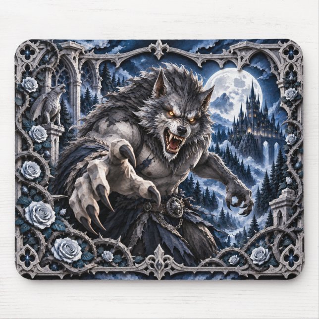 Werwolf, Paper Cut Monster Mousepad (Vorne)