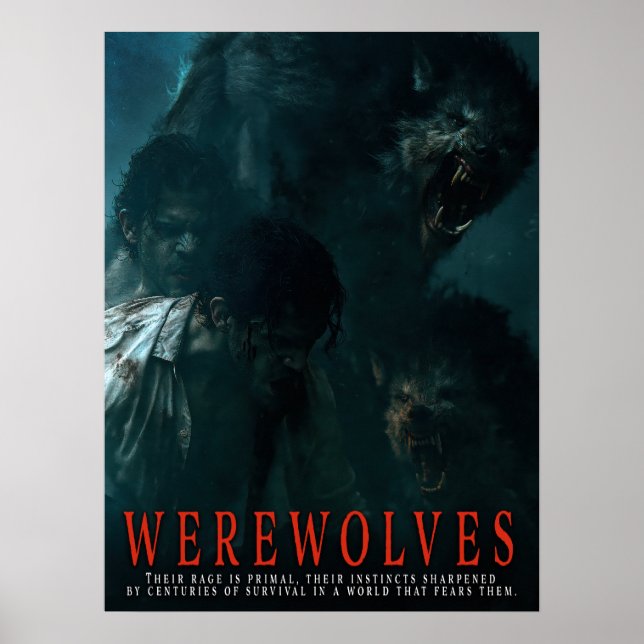 Werwolf-Poster-Serie I Poster (Vorne)