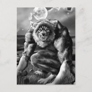 Werwolf Postkarte