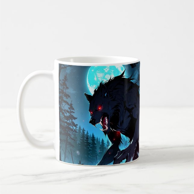 Werwolf Transformation Tasse - Anime Halloween (Links)