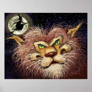 Werwolf und Vollmond-Poster Poster