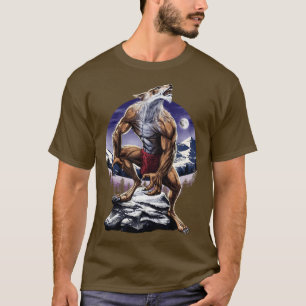 Werwolf-Vollmond-Heulen T-Shirt