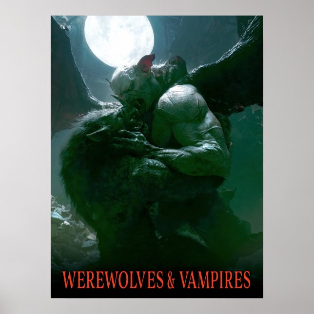 Werwölfe & Vampire - Dominanz Poster (Vorne)