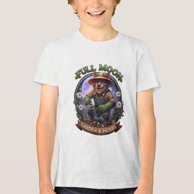 Werwolfgärtner Tri-Blend Shirt (Vorderseite)