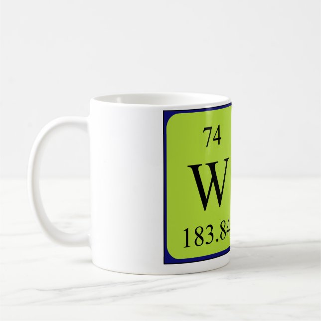 Wes Periodenname Tasse (Links)