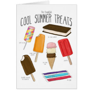 Wesensmerkmale: Coole Sommer-Leckerei-Karte