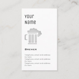 "Wesentliche" Brauer-Preis-Karten Visitenkarte