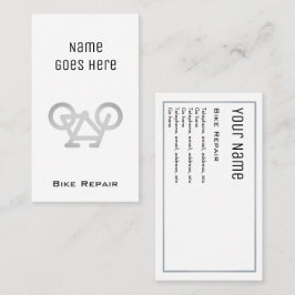 "Wesentliche" Fahrrad-Reparatur-Visitenkarten Visitenkarte