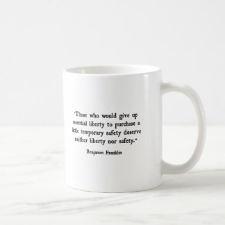 Wesentliche Freiheit Kaffeetasse