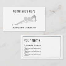 "Wesentliche" Snooker-Visitenkarten