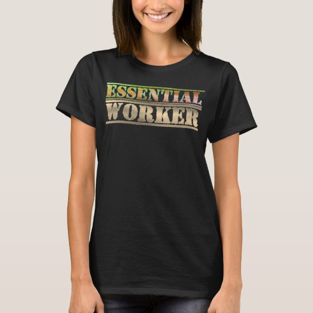 Wesentlicher Mitarbeiter T-Shirt (Vorderseite)