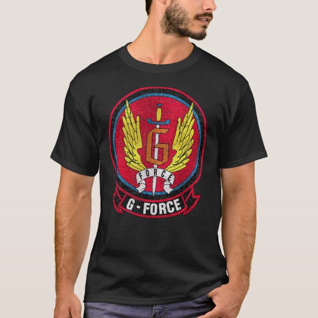 Wesentlicher T - Shirt der G-Force (Vorderseite)