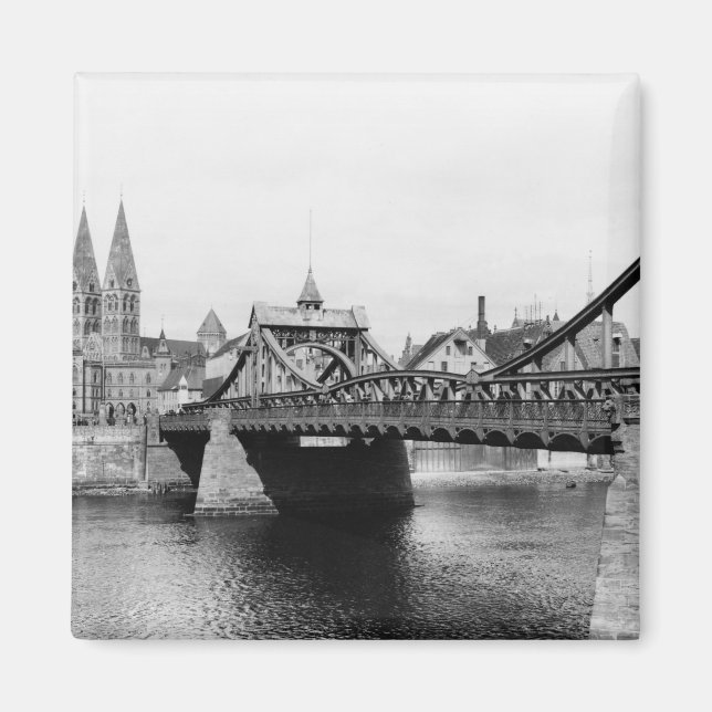 Weser Bridge, Bremen, c.1910 Magnet (Vorne)
