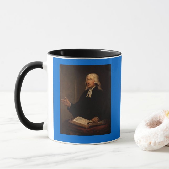 Wesley, John-Bild-Kaffee-Tasse Tasse (Mit Donut)