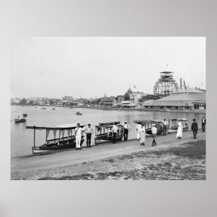 Wesley Lake, Asbury Park: 1901 Poster