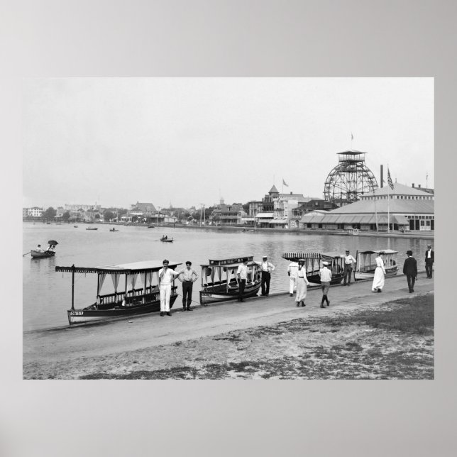 Wesley Lake, Asbury Park: 1901 Poster (Vorne)