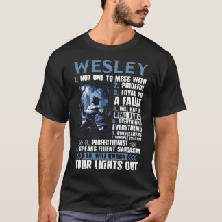 wesley nicht eins, zum mit pridrful loyalem zu T-Shirt