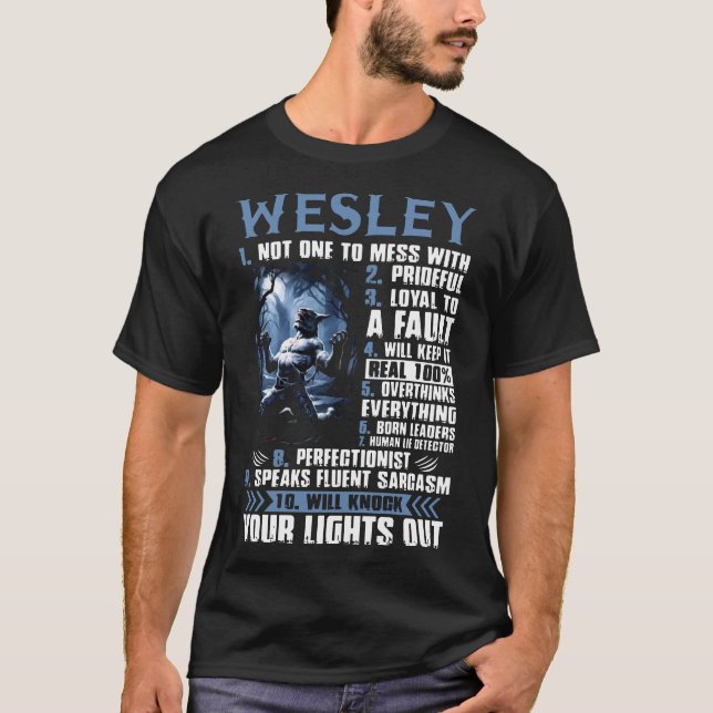 wesley nicht eins, zum mit pridrful loyalem zu T-Shirt (Vorderseite)