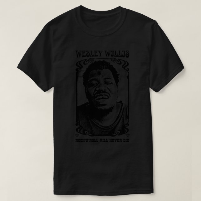 Wesley Willis Retro Style Fan Art Design1 T-Shirt (Design vorne)