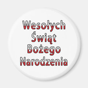 Wesolych Swiat Bozego Narodzenia Magnet