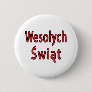 Wesolych Swiat Button