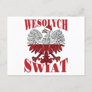 Wesolych Swiat Polnischer Weihnachtsadler Weihnach Postkarte