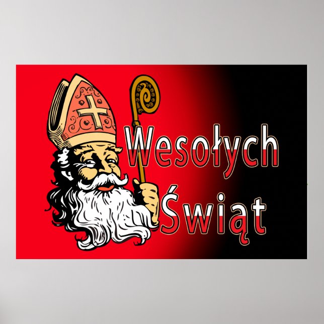 Wesolych Swiat St. Nicholas Poster (Vorne)