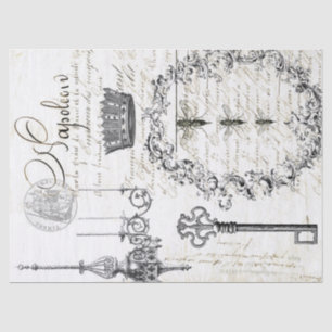 Wespe-Skript Decoupage Seidenpapier