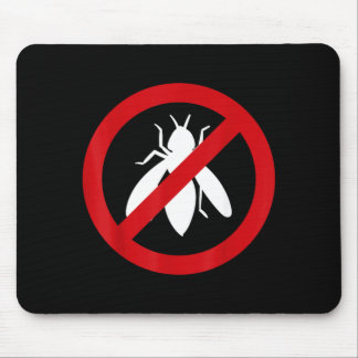 Wespenbekämpfung Wespe Schild Gag Halloween-Gesche Mousepad