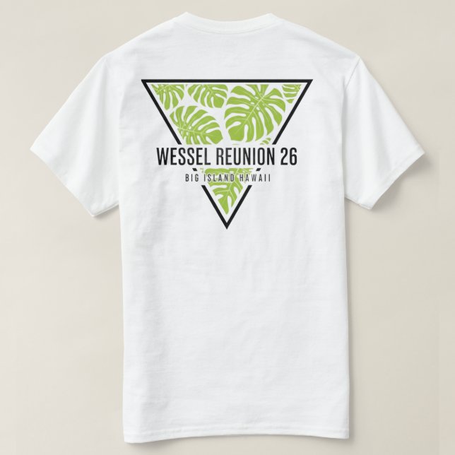 WESSEL REUNION 2026  T-Shirt (Design Rückseite)