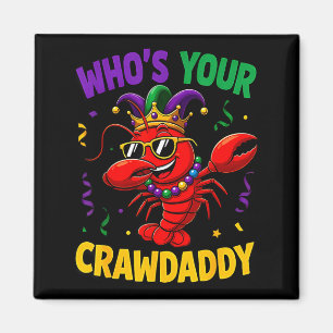 Wessen Crawdaddy-Crawfish-Narren-Perlen lustig mar Magnet