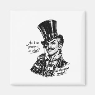 Wessen Kleinod?! Geistreicher Lord-Karrikatur Magnet