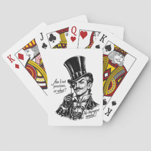 Wessen Kleinod?! Geistreicher Lord-Karrikatur Spielkarten