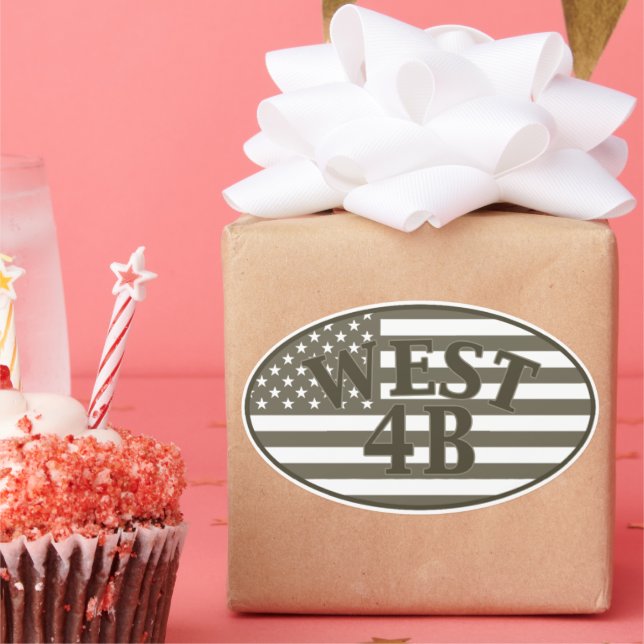 West 4B Aufkleber (Party)