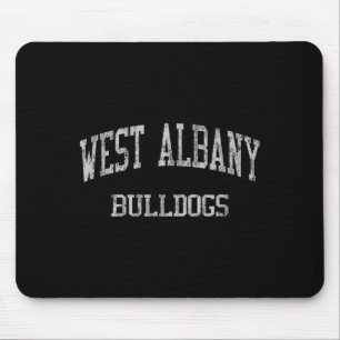 West Albany High School Hs Albany Oder Vintage Srt Mousepad