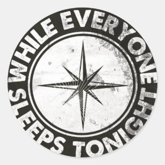 WEST-Aufkleber Runder Aufkleber