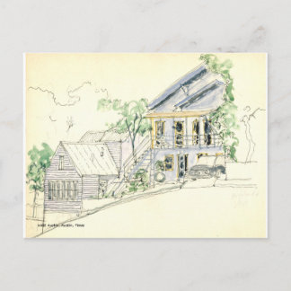 West Austin, Austin, Texas Postkarte