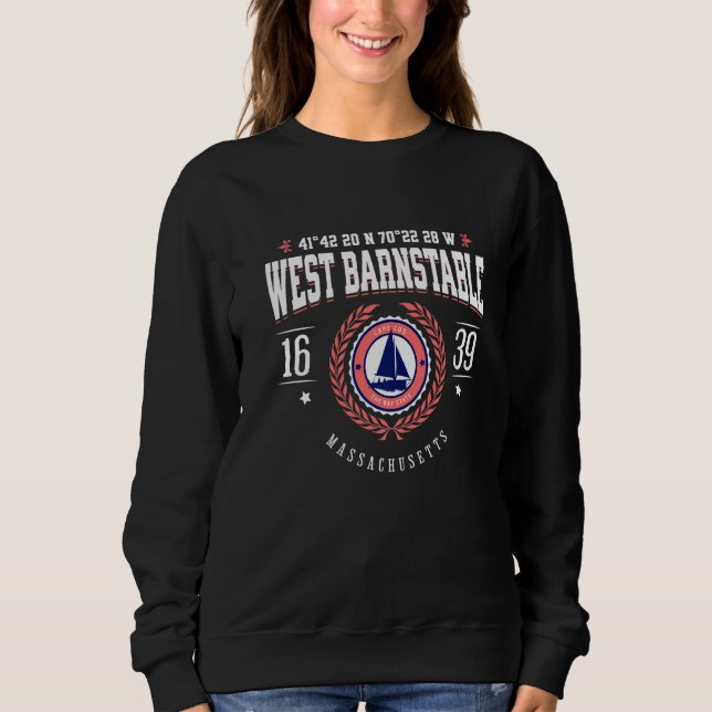 West Barnstable Massachusetts Cape Cod MA Beach So Sweatshirt (Vorderseite)