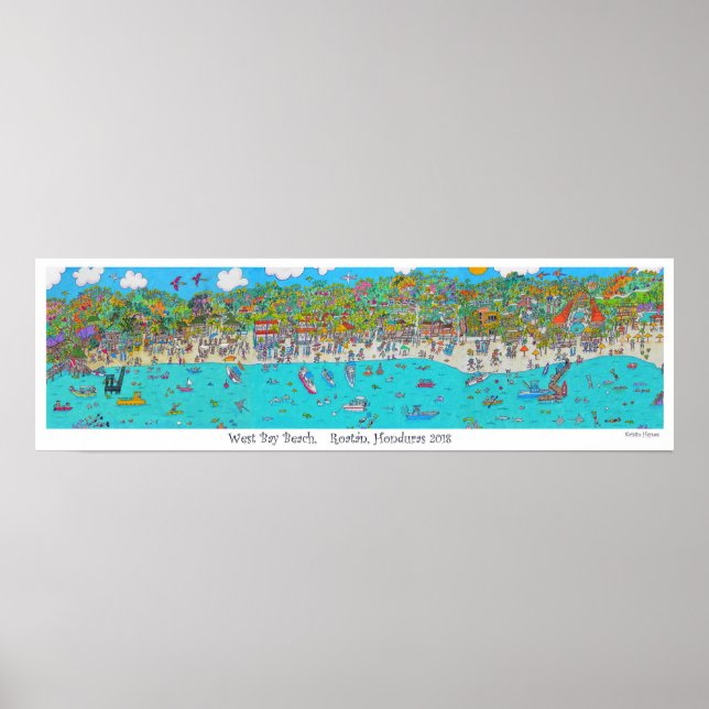West Bay Beach Poster (Vorne)