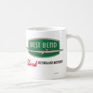 West Bend "Shark"-Außenborder-Motoren 325-ml-Tasse Tasse